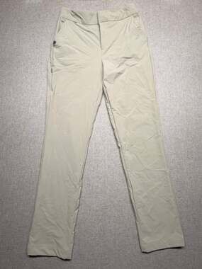 FIGS PRO Women's Small Tall Khaki Beige Straight Leg Scrub Pants Stretch